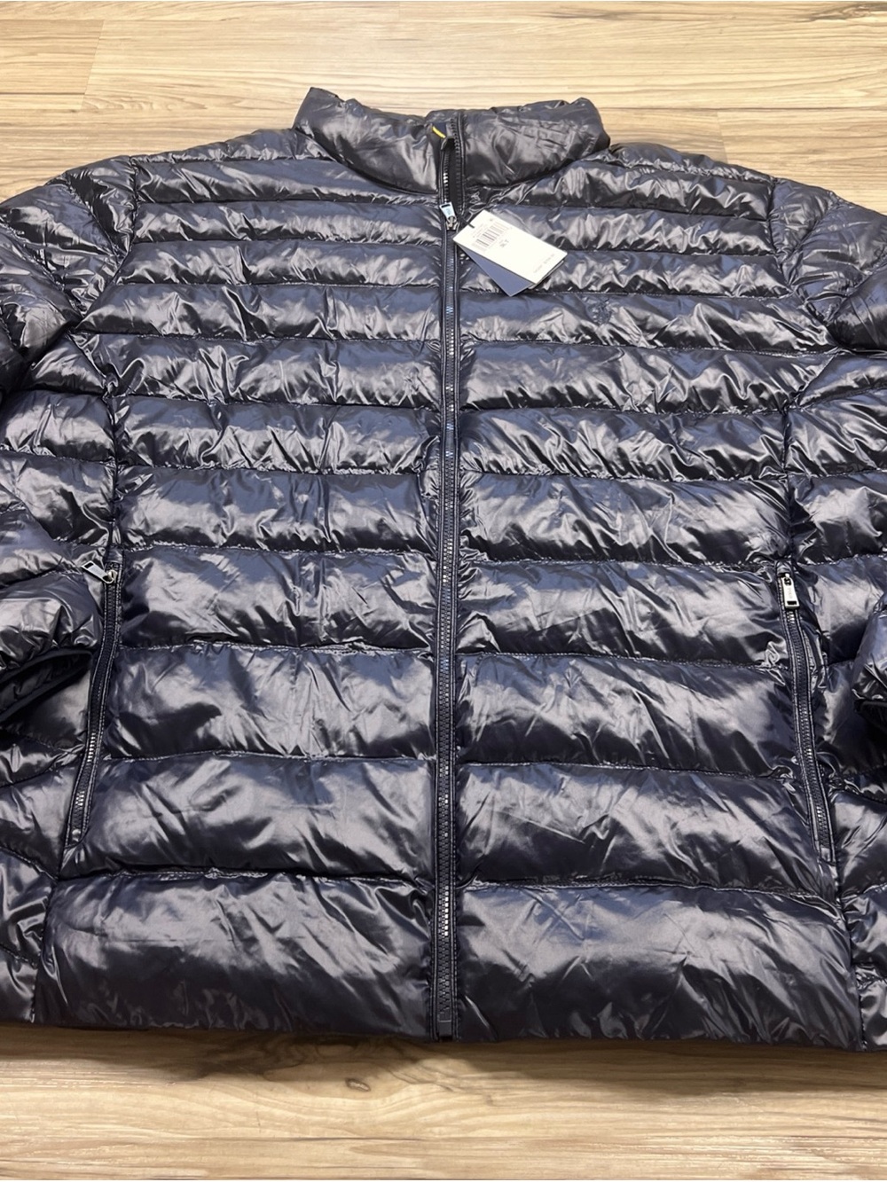 Polo Ralph Lauren Glossed Packable Water-Repellent Jacket Navy Men’s 3XLT $268